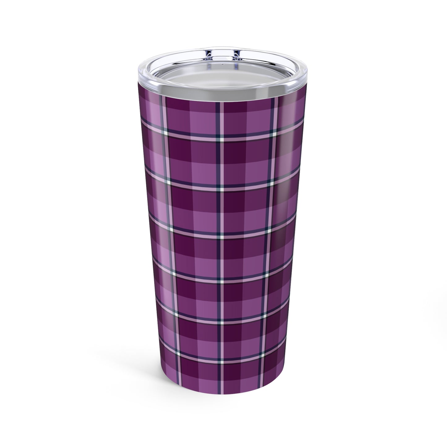 Cozy Plaid Tumbler 20oz, Travel Mug, Gift for Her, Coffee Cup, Fall Decor, Home Essentials - Celtic Scents
