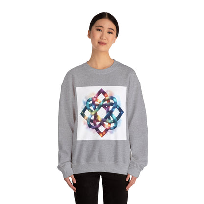 Colorful Infinity Knot Crewneck Sweatshirt | Cozy Unisex Sweatshirt for Every Occasion, Gift for Him, Her, Holidays, Casual Wear - Celtic Scents