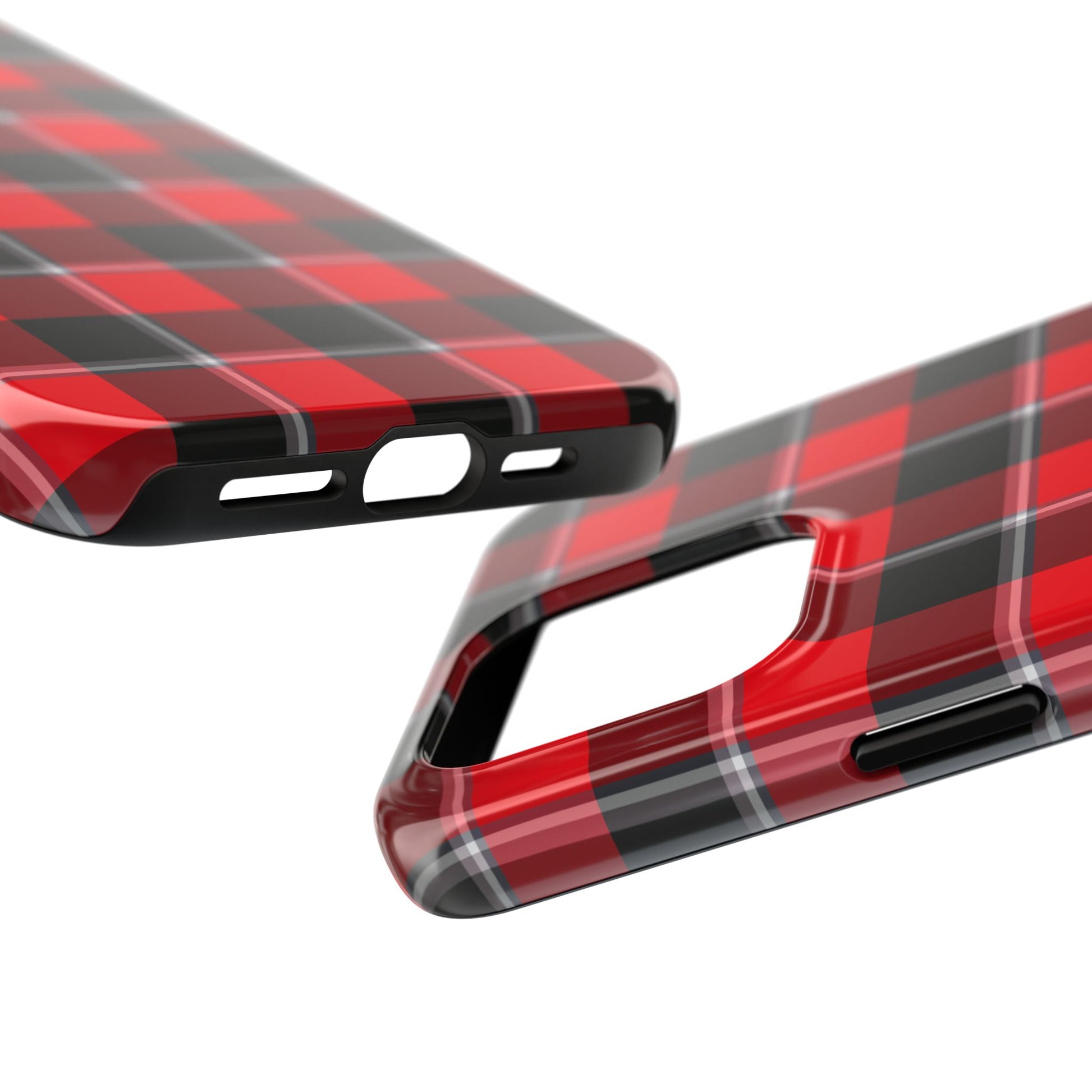 Stylish Plaid Tough Phone Cases, Durable Phone Covers, Rustic Gift, Trendy Accessories, Protection for Everyday Use, Fashionable [...] - Celtic Scents