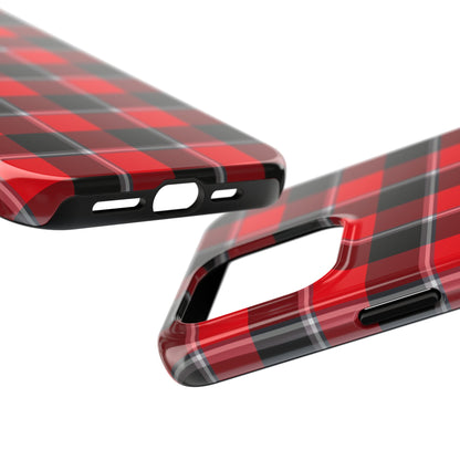 Stylish Plaid Tough Phone Cases, Durable Phone Covers, Rustic Gift, Trendy Accessories, Protection for Everyday Use, Fashionable [...] - Celtic Scents