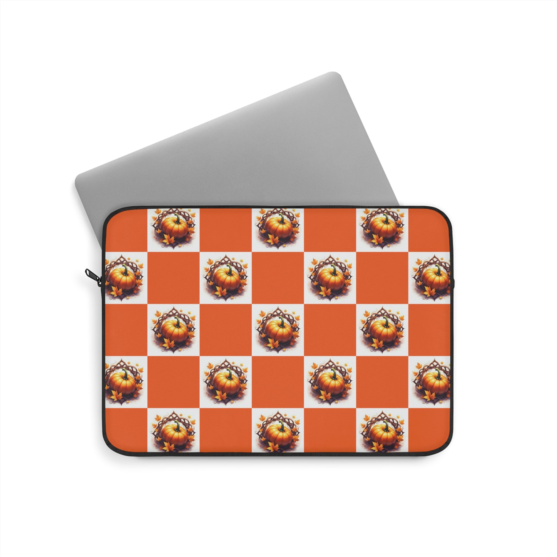 Vibrant Pumpkin Laptop Sleeve, Unique Laptop Case, Stylish Tech Accessory, Perfect Gift for Students, Colorful Protector - Celtic Scents