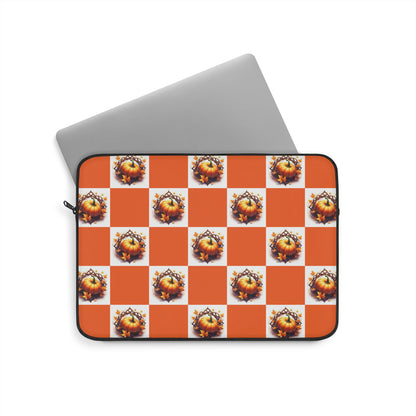 Vibrant Pumpkin Laptop Sleeve, Unique Laptop Case, Stylish Tech Accessory, Perfect Gift for Students, Colorful Protector - Celtic Scents