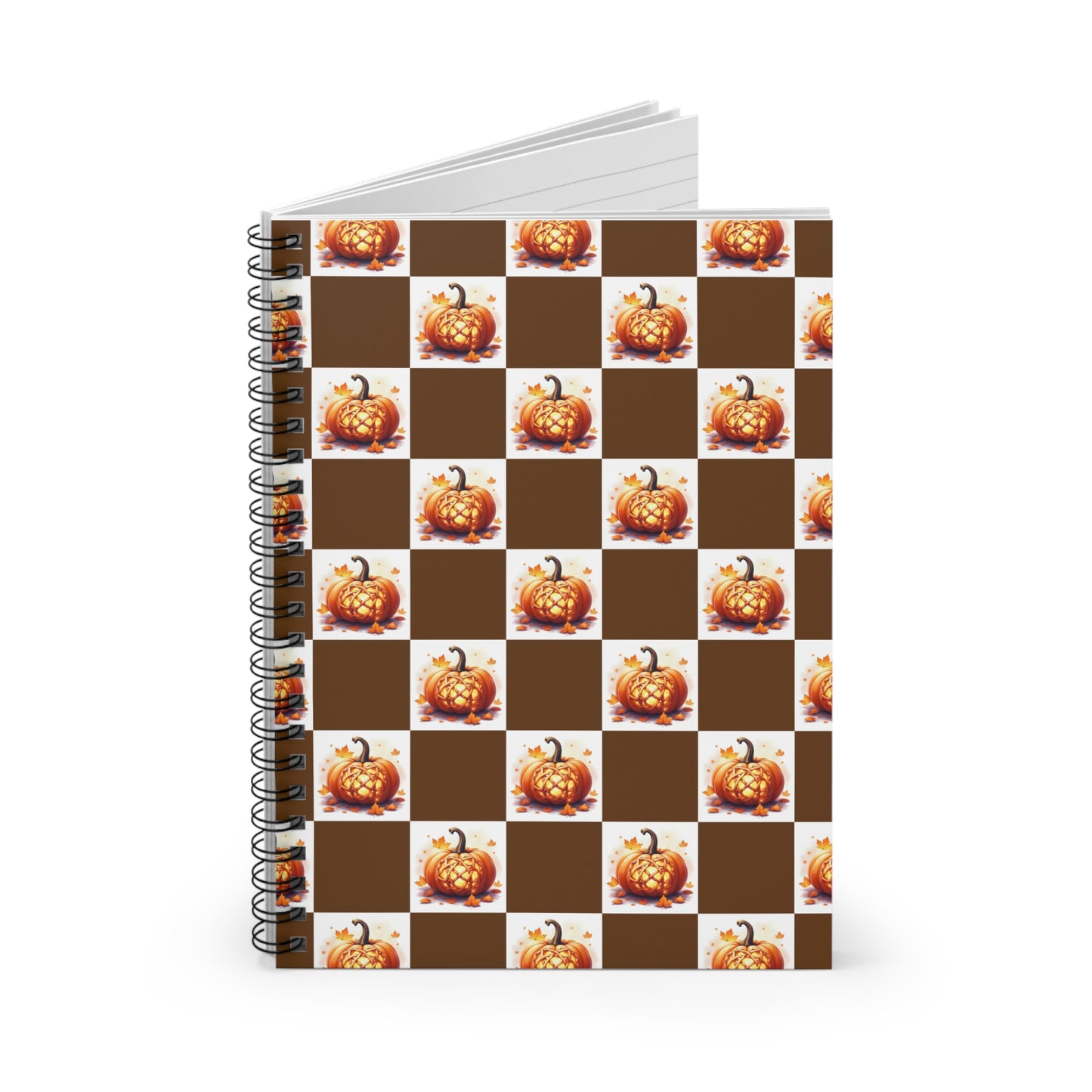 Pumpkin Spice Spiral Notebook - Fall Decor, Journaling, Back to School, Gift for Teachers and Students, Halloween - Celtic Scents