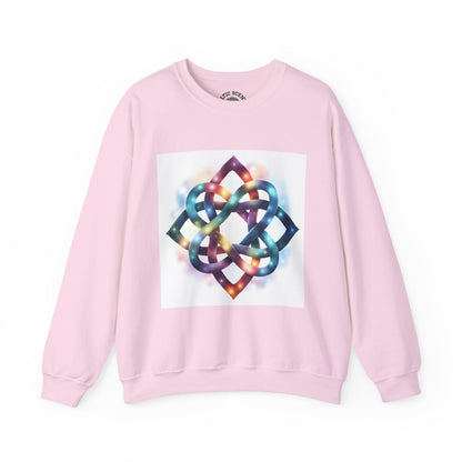 Colorful Infinity Knot Crewneck Sweatshirt | Cozy Unisex Sweatshirt for Every Occasion, Gift for Him, Her, Holidays, Casual Wear - Celtic Scents