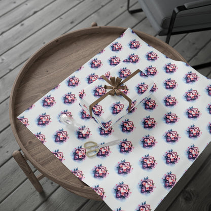 Celtic Knot Floral Wrapping Paper for Any Occasion, Floral Gift Wrap, Birthday, Holiday, Celebration, Personalized Gift - Celtic Scents