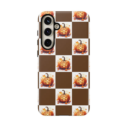 Pumpkin Phone Case, Fall Decor, Halloween Gift, Autumn Accessories, Cute Smartphone Cover, Tough Cases