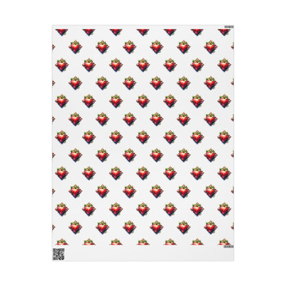 Strawberry Print Wrapping Paper, Gift Wrap for Any Occasion, Christmas, Birthdays, Eco-Friendly Packaging - Celtic Scents