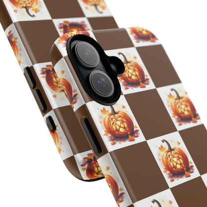 Pumpkin Phone Case, Fall Decor, Halloween Gift, Autumn Accessories, Cute Smartphone Cover, Tough Cases