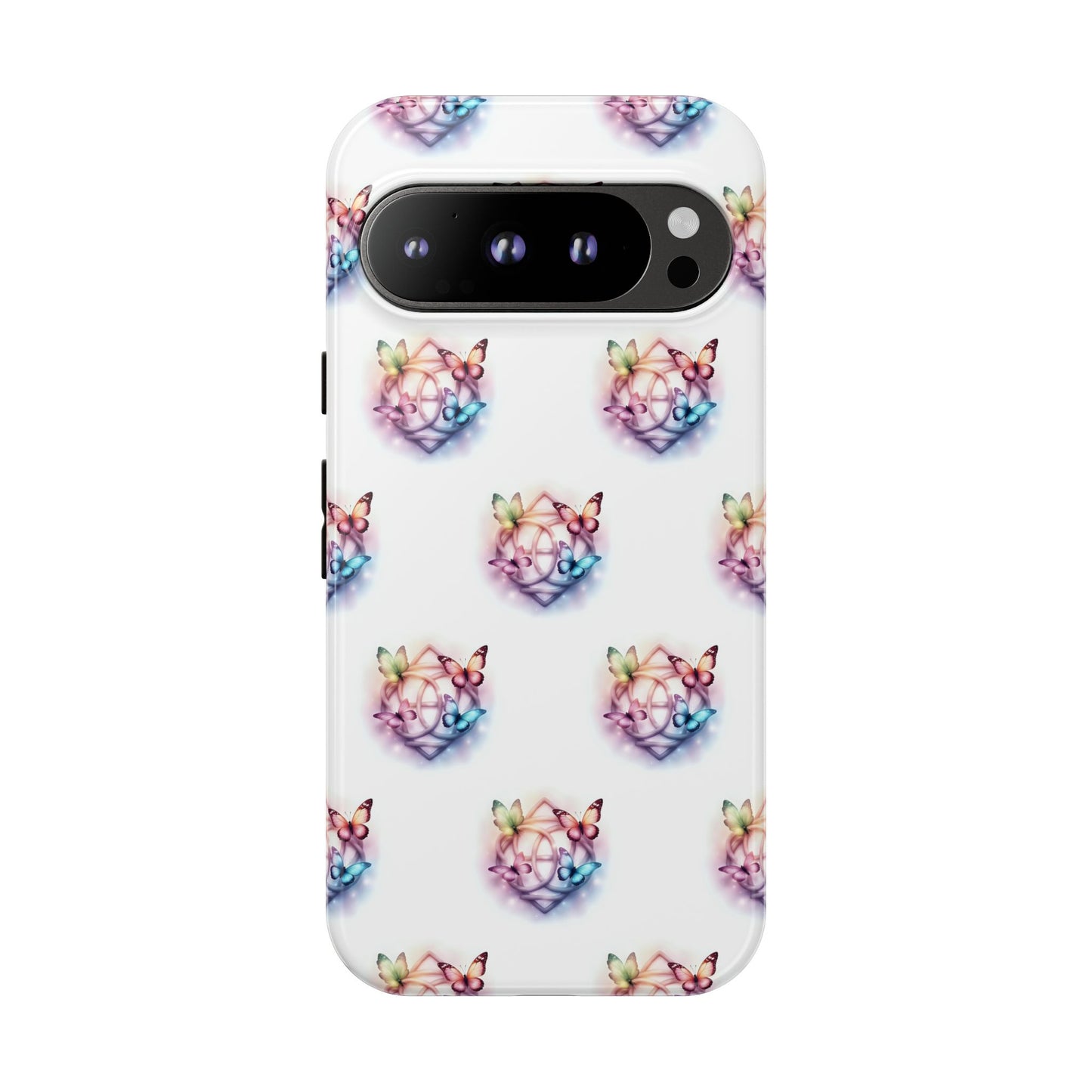 Colorful Butterflies Phone Case, Tough Cases, Cute Butterfly Lover Gift, Trendy Phone Cover, Nature Print Case
