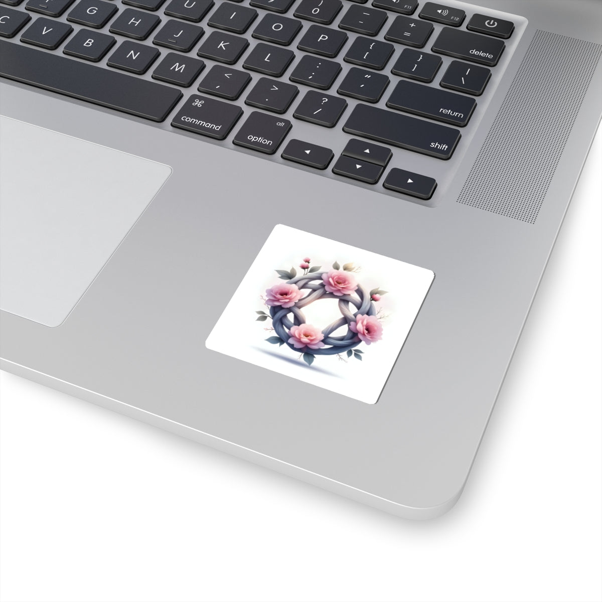 Celtic Knot Floral Stickers, Kiss-Cut Floral Decals, Flower Laptop Stickers, Aesthetic Art Stickers, Nature & Peace Decor - Celtic Scents