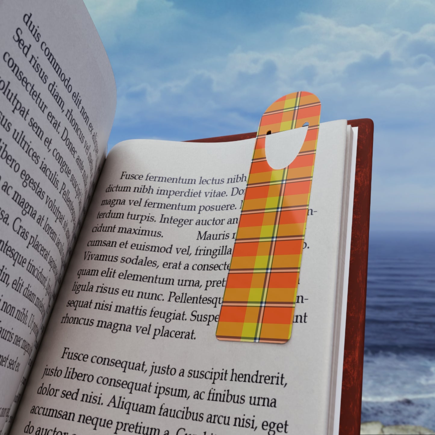 Plaid Bookmark - Cozy Reading Accessory, Perfect Gift for Book Lovers, Back to School, Reading Nook Decor, Teacher Appreciation - Celtic Scents