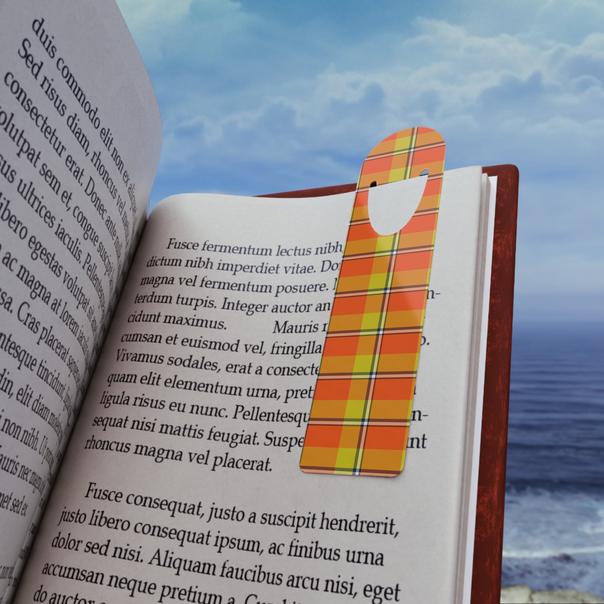 Plaid Bookmark - Cozy Reading Accessory, Perfect Gift for Book Lovers, Back to School, Reading Nook Decor, Teacher Appreciation - Celtic Scents