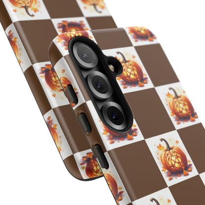 Pumpkin Phone Case, Fall Decor, Halloween Gift, Autumn Accessories, Cute Smartphone Cover, Tough Cases