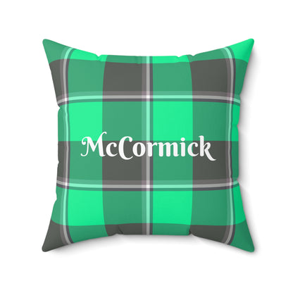 Personalized Chic Plaid Decorative Pillow, Cozy Home Accent, Modern Living Room Decor, Perfect Gift for Any Occasion - Celtic Scents