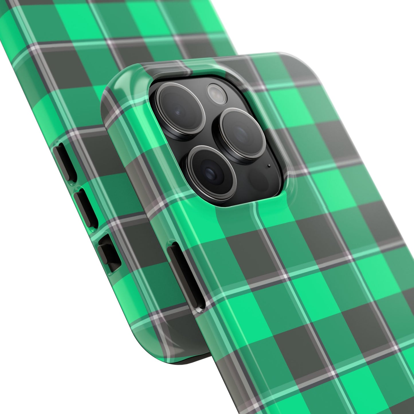 Personalized Plaid Tough Phone Case, Custom Phone Cover, Gifts for Her, Unique Cell Phone Case, Trendy Accessories, Holiday Gifts - Celtic Scents
