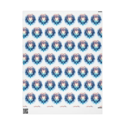 Enchanting Floral Wrapping Paper | Gift Wrap for Holidays, Parties, Birthdays, Wedding Favors, Baby Showers - Celtic Scents