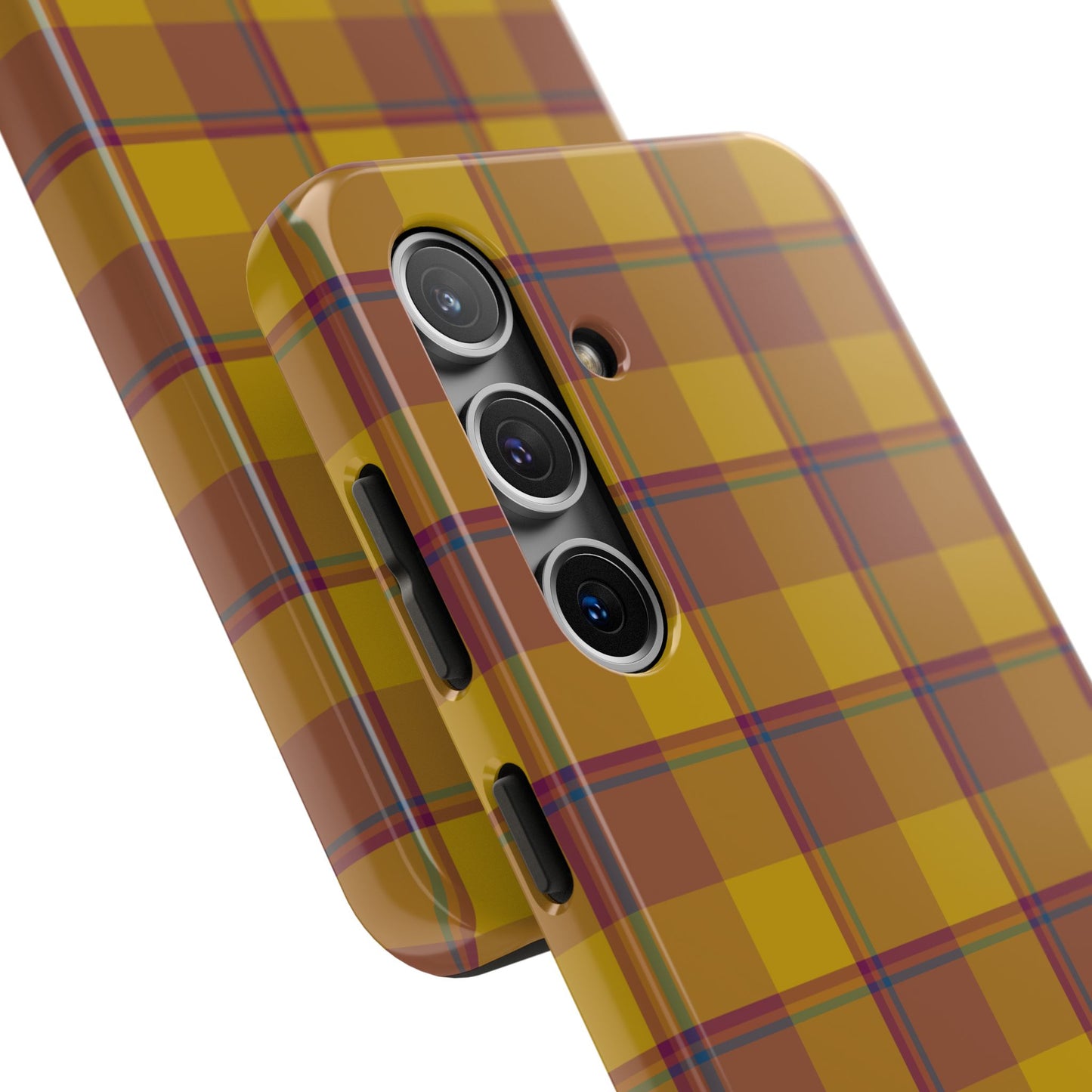 Plaid Tough Phone Case, Durable Phone Cover, Fall Inspired Accessory, Gift for Her, Stylish Cell Phone Protector - Celtic Scents