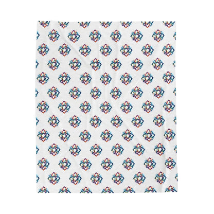 Cozy Velveteen Plush Blanket - Soft Throw Blanket for Home Decor, Gift for Her, Christmas, Birthday, Celtic Knot Design - Celtic Scents