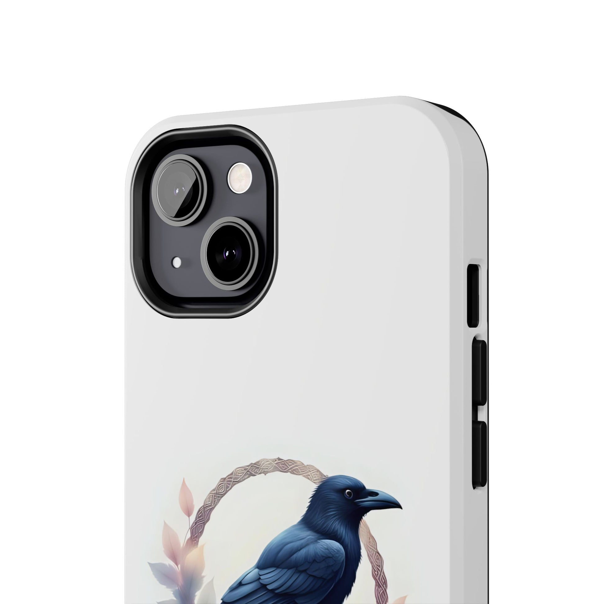 Raven Design Phone Case | Tough Protector Case, Gift for Bird Lovers, Unique Cell Phone Cover, Gothic or Nature Inspired - Celtic Scents