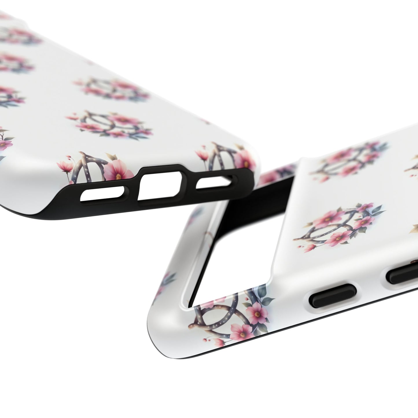 Floral Phone Case, Tough Phone Cover, Cute Protection for Mobile, Gift for Her, Celtic Knot Floral Pattern Case