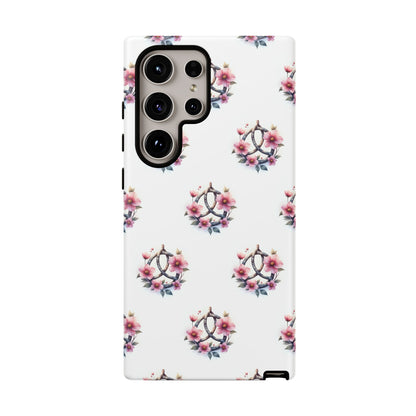 Floral Phone Case, Tough Phone Cover, Cute Protection for Mobile, Gift for Her, Celtic Knot Floral Pattern Case