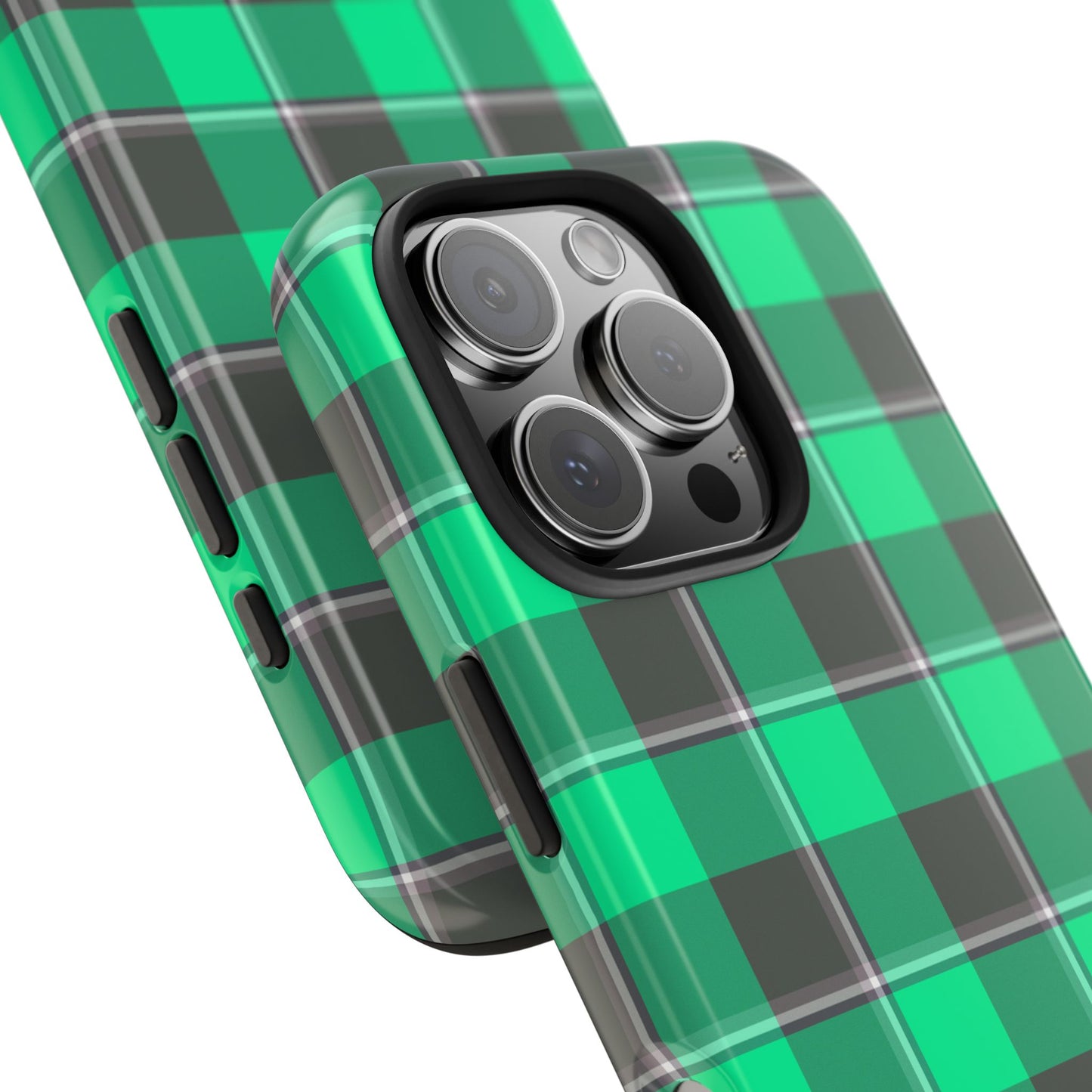Personalized Plaid Tough Phone Case, Custom Phone Cover, Gifts for Her, Unique Cell Phone Case, Trendy Accessories, Holiday Gifts