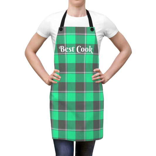 Personalized Apron , Plaid Design for Chefs, Cooking Gifts, Kitchen Apparel, Fun Cooking Accessories, Holiday Entertaining