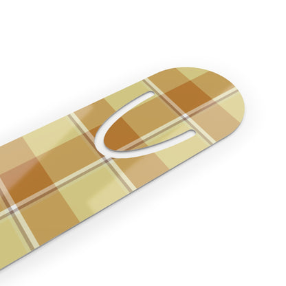 Stylish Plaid Bookmark – Perfect for Book Lovers, Reading Gifts, Literary Decor, Cozy Home Essentials, Personalized Bookmarks - Celtic Scents