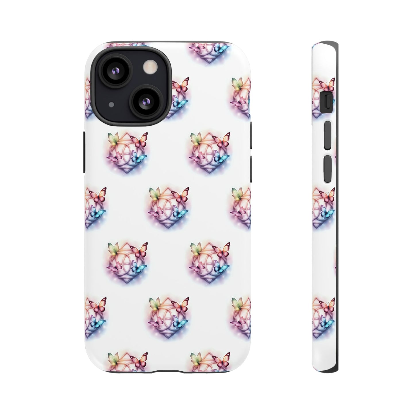 Colorful Butterflies Phone Case, Tough Cases, Cute Butterfly Lover Gift, Trendy Phone Cover, Nature Print Case - Celtic Scents