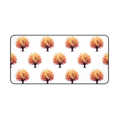 Autumn Tree Desk Mat - Cozy Office Decor, Workspace Accessory, Gift for Nature Lovers, Seasonal Decoration, Fall Theme - Celtic Scents
