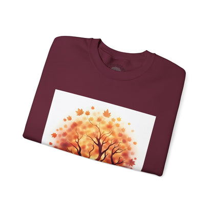 Autumn Tree Sweatshirt | Cozy Fall Apparel, Gift for Nature Lovers, Unisex Crewneck, Tree Design Sweatshirt, Ideal for Thanksgiving - Celtic Scents