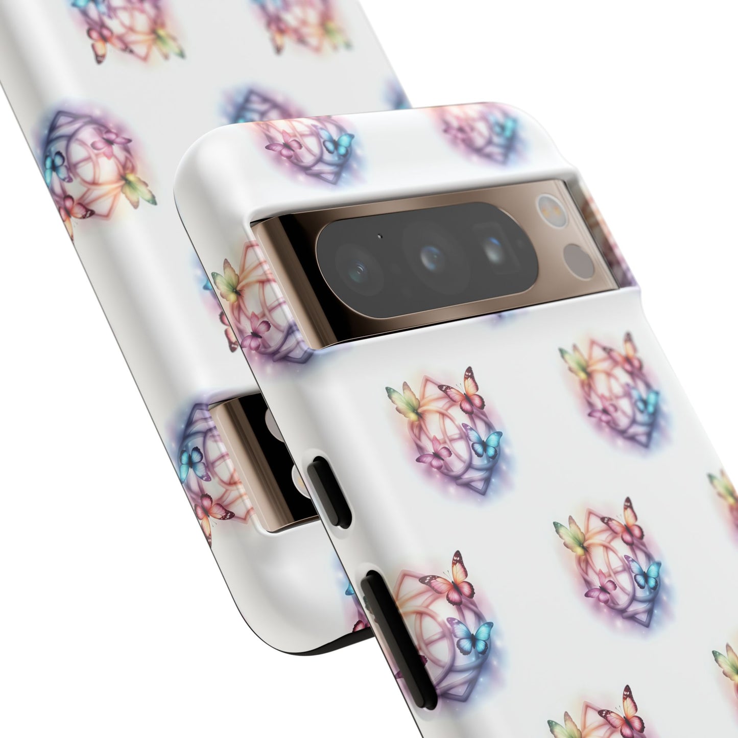 Colorful Butterflies Phone Case, Tough Cases, Cute Butterfly Lover Gift, Trendy Phone Cover, Nature Print Case