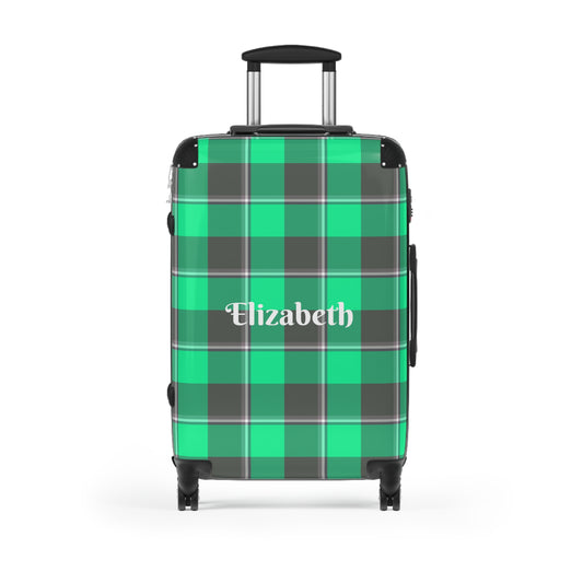 Personalized Travel Suitcase, Custom Luggage for Travelers, Stylish Carry-On, Unique Gift for Adventure, Monogrammed Bag - Celtic Scents