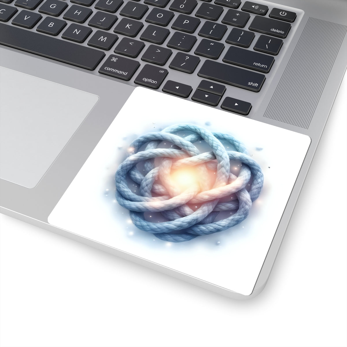Tranquil Knot Kiss-Cut Stickers - Peaceful Decor, Laptop Stickers, Water Bottle Decals, Gifts for Nature Lovers, Unique Art - Celtic Scents