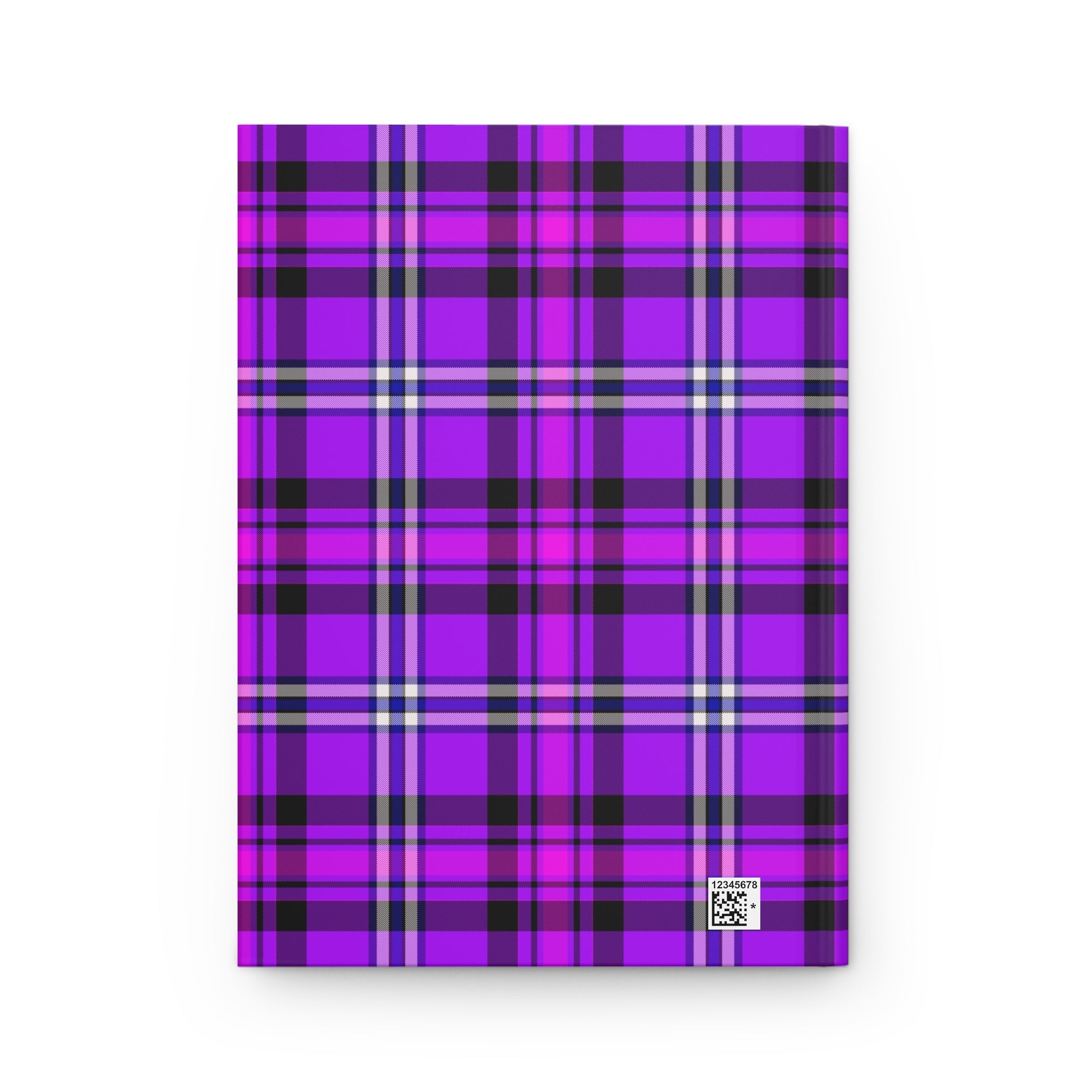 Personalized Purple Plaid Hardcover Journal, Custom Journal, Note Book, Planner, Writing Journal, Gift for Her, Stationery - Celtic Scents