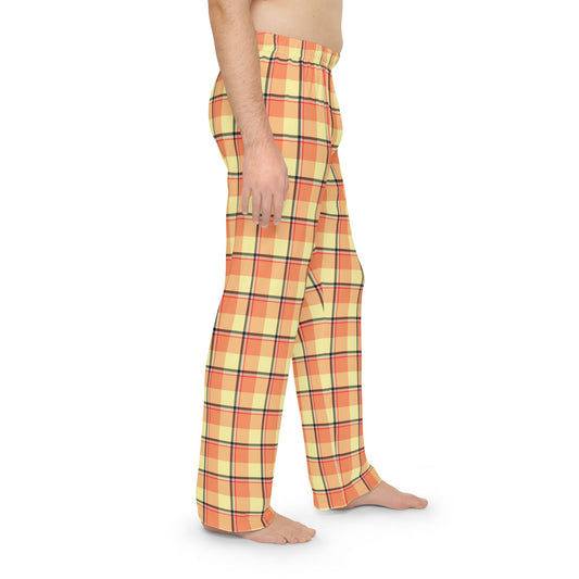 Vibrant Plaid Men's Pajama Pants, Cozy Loungewear, Fun Sleepwear, Bright Patterns, Casual Relaxation Pants, Gift for Him - Celtic Scents