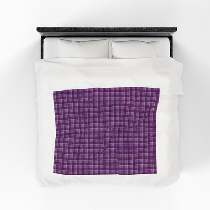 Cozy Plaid Velveteen Blanket | Soft Throw for Home Decor, Perfect Gift for Comfort Lovers, Ideal for Weddings & Holidays - Celtic Scents