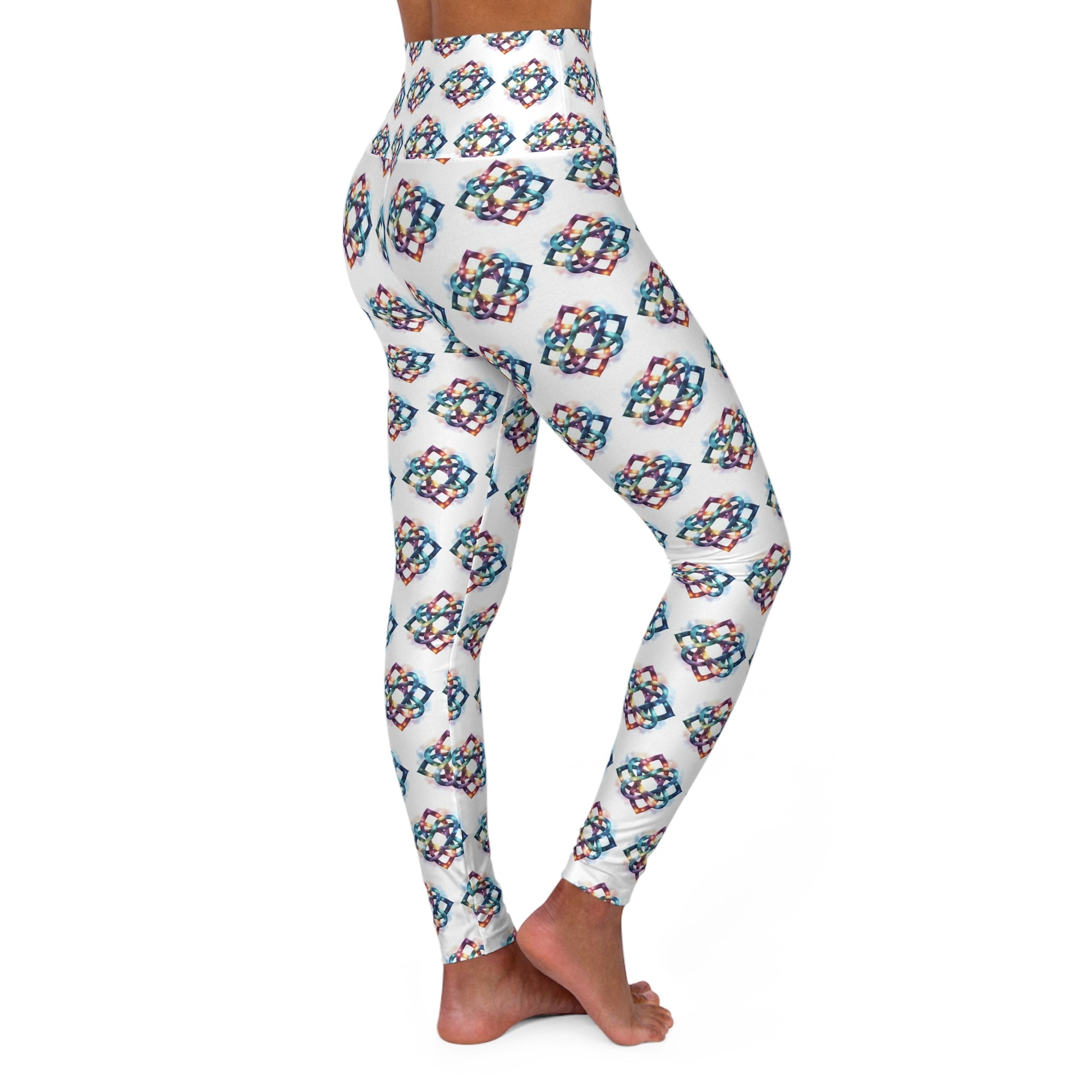 High Waisted Yoga Leggings, Stylish Activewear, Fitness Leggings, Yoga Gear, Trendy Sportswear, Exercise Pants, Workout Apparel - Celtic Scents