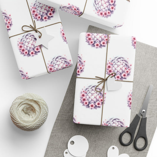 Charming Wrapping Papers for All Occasions – Celebrate Life with Stylish Gift Wrap, Holiday Wrapping, Birthday Decor, Celtic Knot Floral Design - Celtic Scents