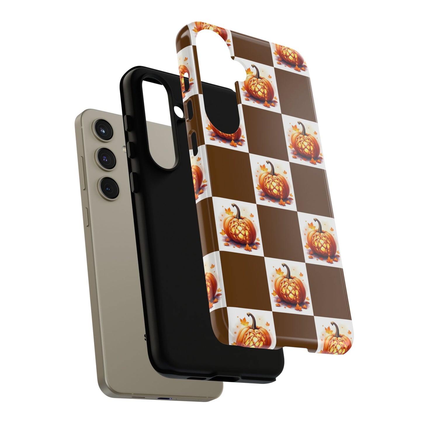 Pumpkin Phone Case, Fall Decor, Halloween Gift, Autumn Accessories, Cute Smartphone Cover, Tough Cases