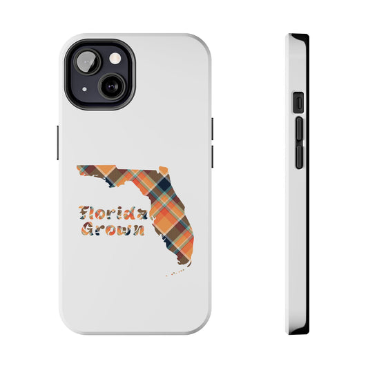 Florida Grown Tough Phone Cases, Durable Cell Phone Cover, Stylish Tech Accessory, Gift for Floridians