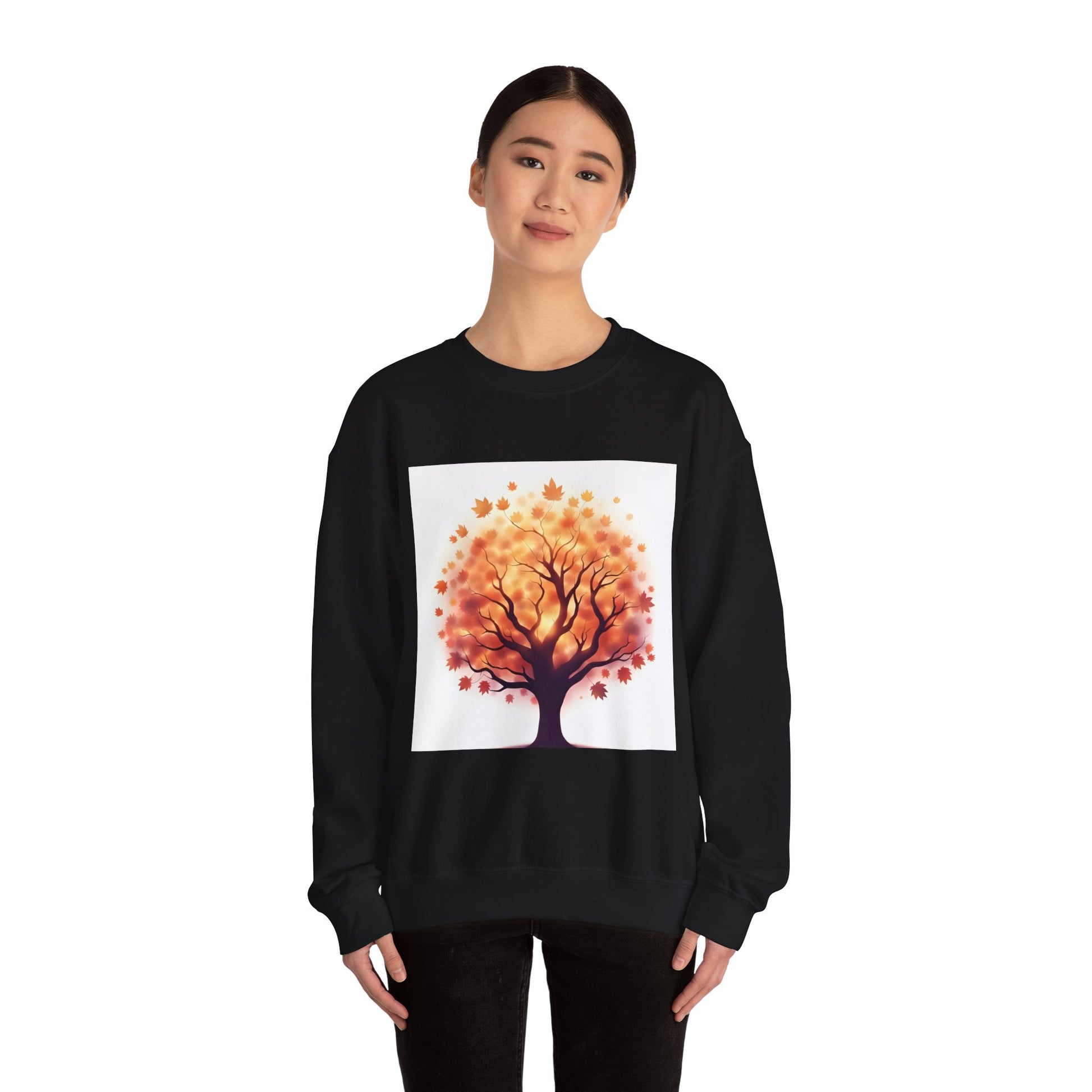 Autumn Tree Sweatshirt | Cozy Fall Apparel, Gift for Nature Lovers, Unisex Crewneck, Tree Design Sweatshirt, Ideal for Thanksgiving - Celtic Scents