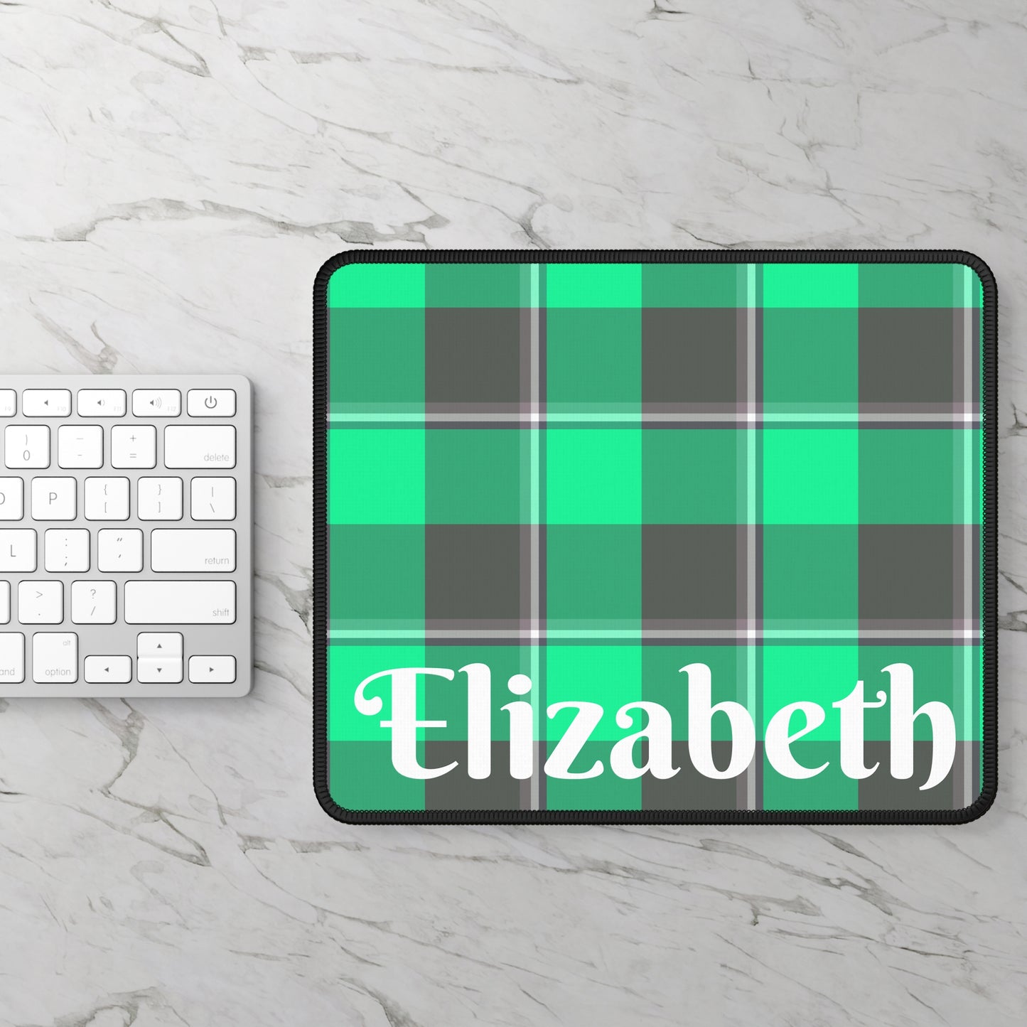 Personalized Gaming Mouse Pad, Plaid Mousepad, Custom Desk Decor, Computer Accessories, Gamer Gift, Unique Office Supplies - Celtic Scents