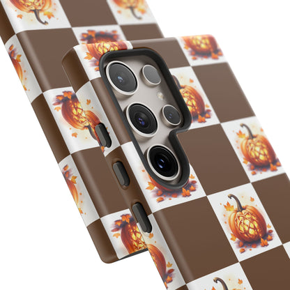 Pumpkin Phone Case, Fall Decor, Halloween Gift, Autumn Accessories, Cute Smartphone Cover, Tough Cases