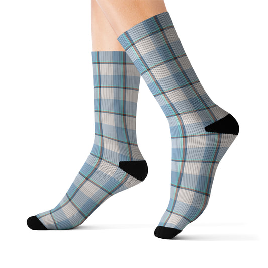 Plaid Sublimation Socks for Stylish Comfort, Gift for Him/Her, Cozy Everyday Wear - Celtic Scents