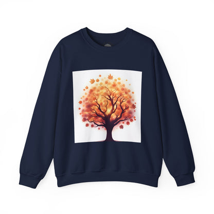 Autumn Tree Sweatshirt | Cozy Fall Apparel, Gift for Nature Lovers, Unisex Crewneck, Tree Design Sweatshirt, Ideal for Thanksgiving - Celtic Scents