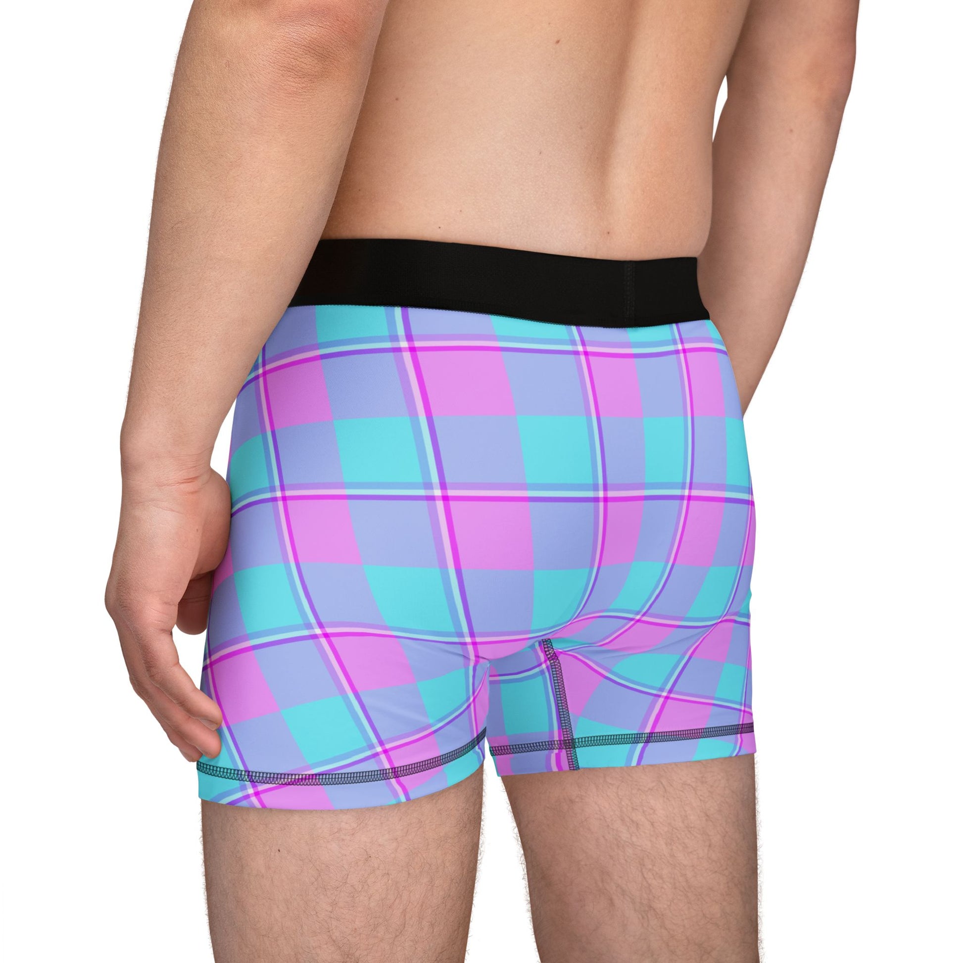 Stylish Men's Boxers, Plaid Underwear, Everyday Comfort, Unique Gift for Him, Casual Wear, Holiday Essentials - Celtic Scents