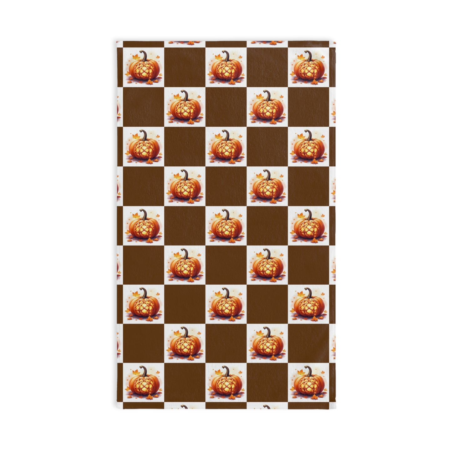 Autumn Pumpkin Hand Towel, Seasonal Kitchen Towel, Fall Decor, Thanksgiving Hand Towel, Rustic Home Accessory