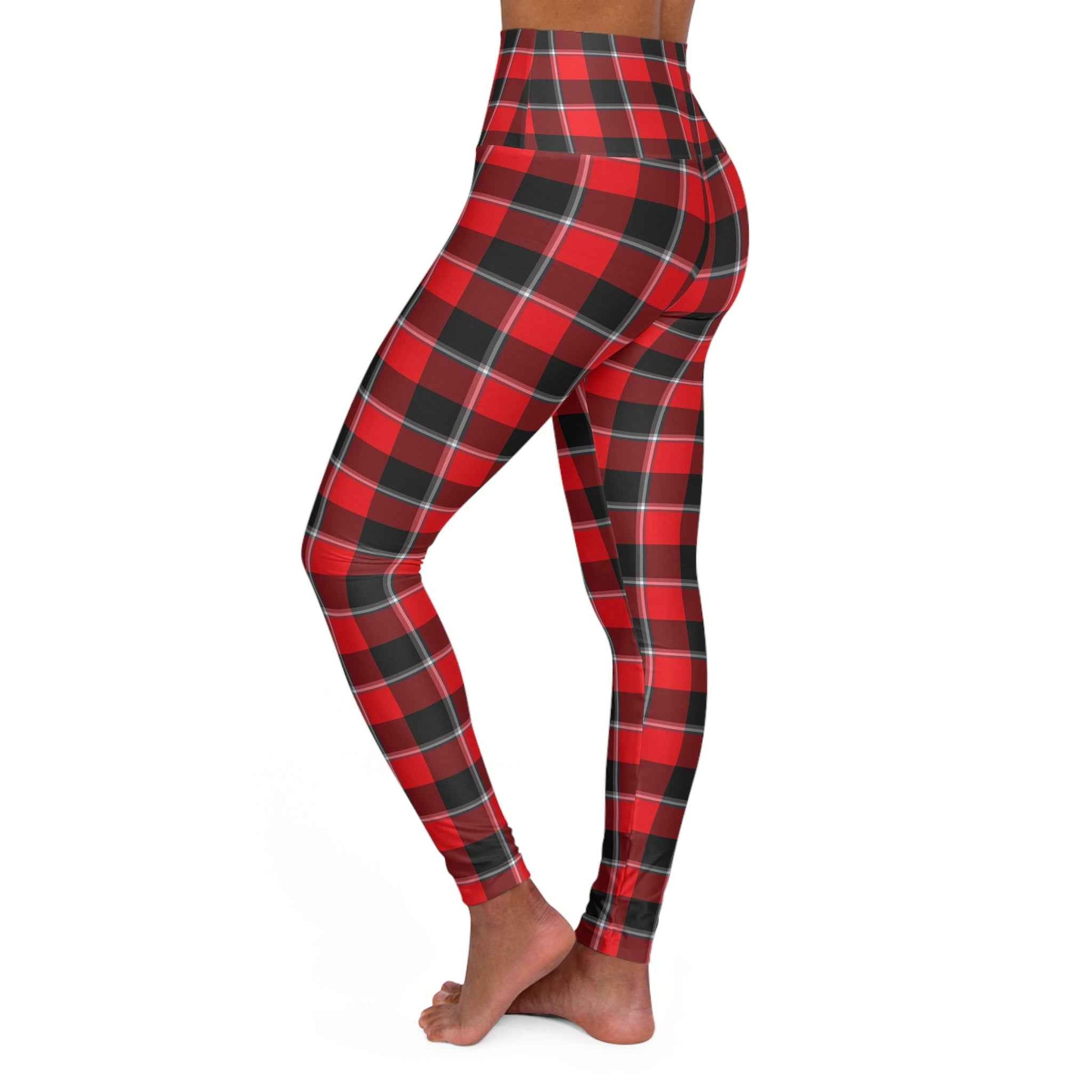 Stylish High Waisted Yoga Leggings, Comfortable Activewear, Perfect for Fitness, Gym, Lounge, Holiday Gift
