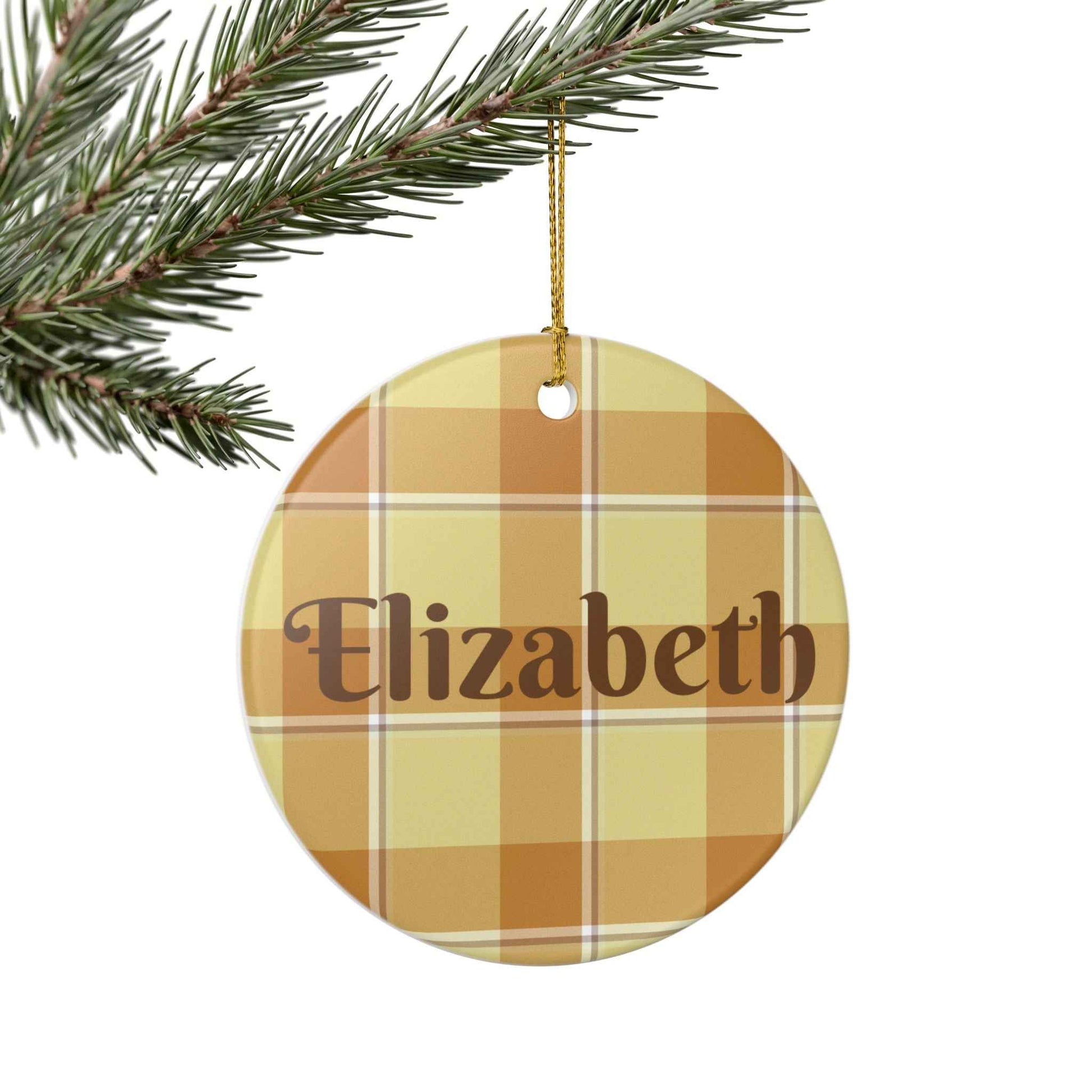 Personalized Ceramic Ornament, Custom Holiday Decoration, Home Decor, Gift for Her, Christmas Decoration, Personalized Gifts